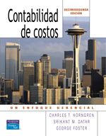 eBook | Contabilidad de costos | Autor:Horngren | 12ed | Libros de Administración