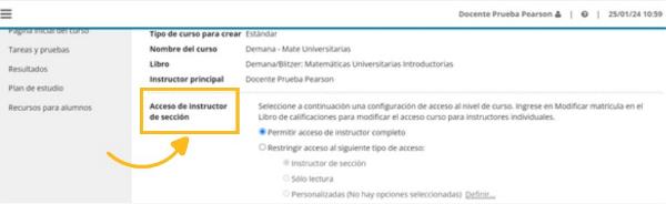 MyLabMath Español intructor
